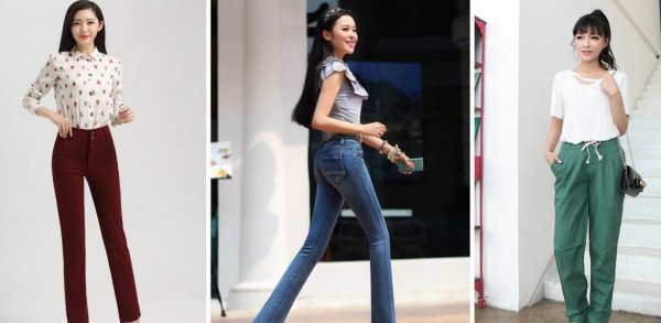 腿不好看的女生穿这些裤子吧！