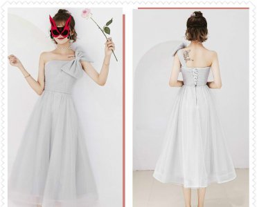六款甜美气质礼服裙的搭配效果图 展现六款优雅礼服裙的搭配美景