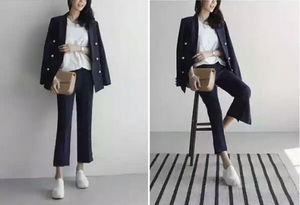 女生大腿粗小腿肌肉发达