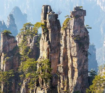 走进张家界的奇山——天门山 踏足天门山——探秘张家界的神奇山峰