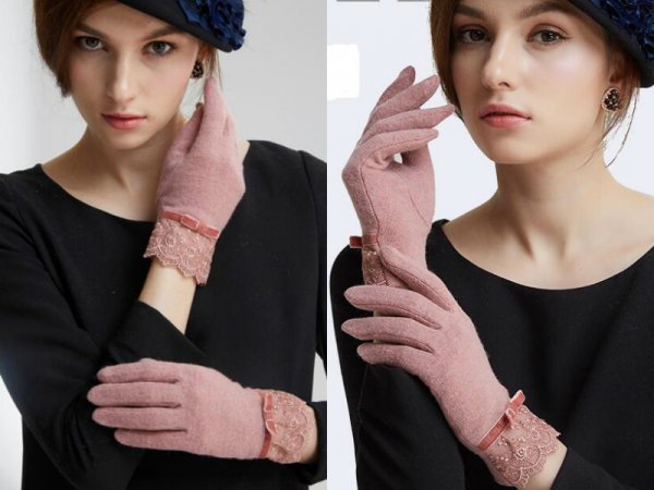 可爱保暖的韩版女生手套图片大全