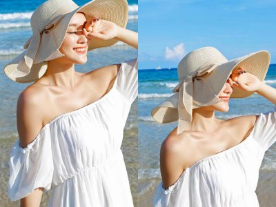 夏日出游海边怎能少了一顶沙滩草帽？