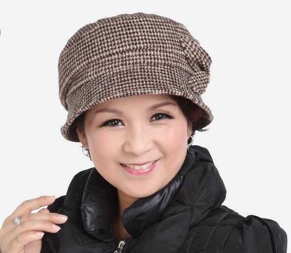 中老年冬季女帽子演绎优雅范儿