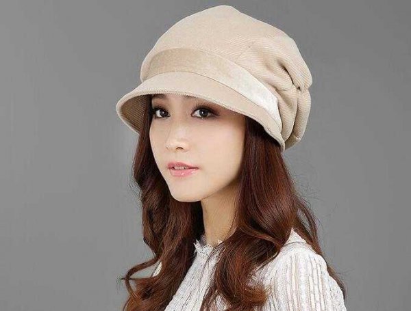 冬天潮流韩国女式帽子给造型加分