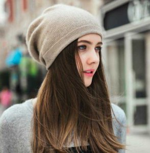 冬季时尚针织帽子轻松驾驭潮流造型
