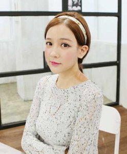 韩国时尚小清新花朵发箍 悦目韩式清新花朵发箍