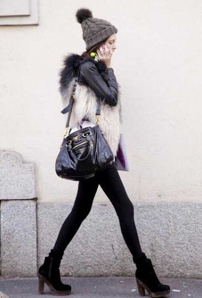 冬季帽子搭配什么衣服？
