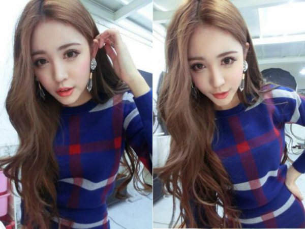 俏皮减龄水波纹烫发成青春少女最爱
