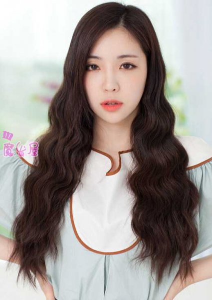 长发玉米烫发型图片大全