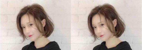 小清新齐下巴短烫发
