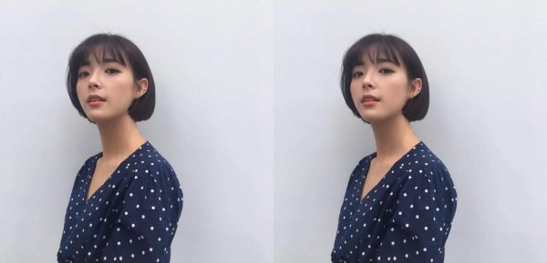 韩式甜美露耳短发