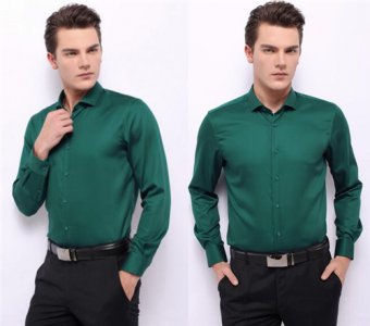 男士墨绿色衬衫穿上打造复古造型 搭配墨绿色衬衫打造复古风格的男士穿搭