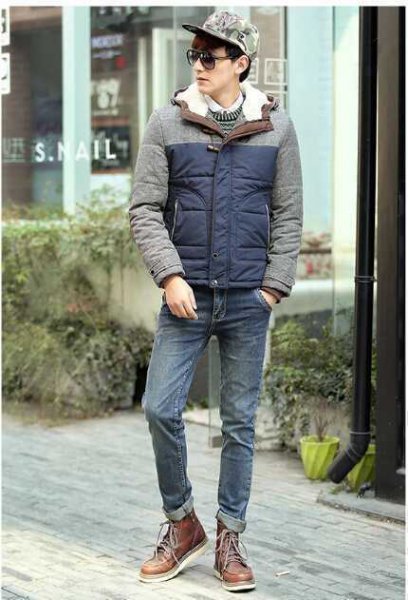 冬季新款男装韩版棉服外套