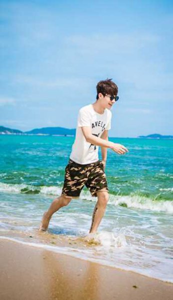 夏日韩版新款男装五分裤