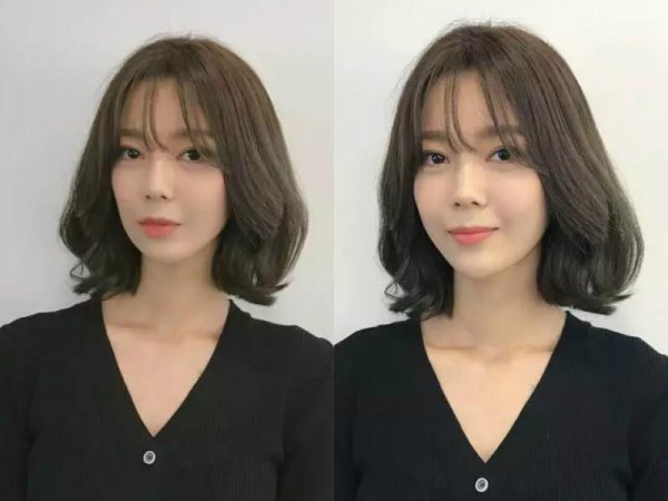 【图片】甜美动人的韩式及肩短发