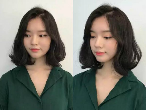 【图片】甜美动人的韩式及肩短发
