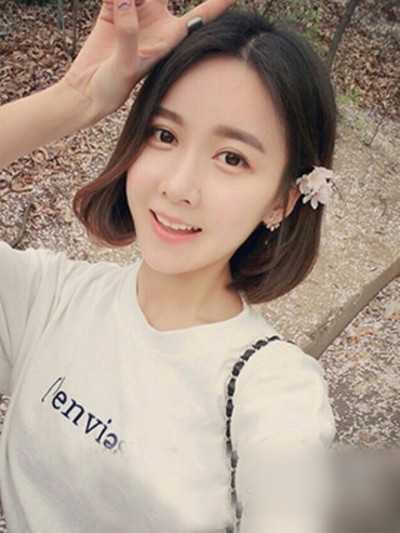 五款小清新女学生短发发型