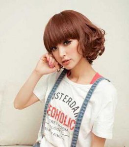 韩式时尚中短发烫发发型 潮流韩式中短烫发时尚新造型