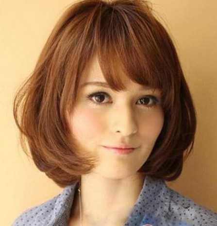 日系流行女生甜美短发