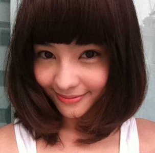 唯美动人的女生短发发型图片 迷人短发美女的梦幻发型照片