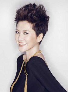 谭维维超时髦短发发型图片 谭维维时尚短发造型照片