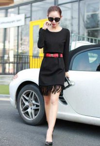 穿什么颜色衣服显瘦？黑色衣服显瘦搭配