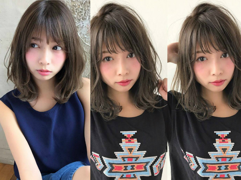 女生中短小卷发发型