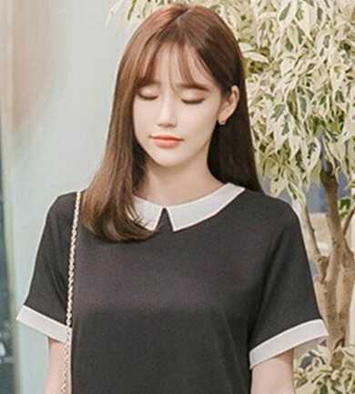 人气女学生中长发发型推荐