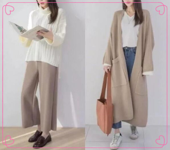 女生初春日常穿搭示范