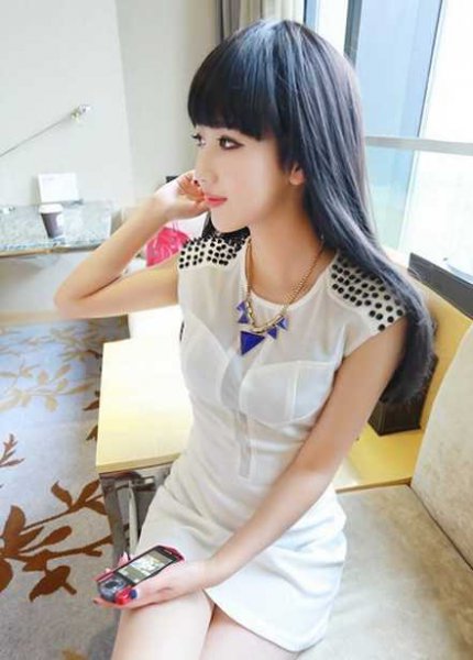 显清纯甜美女生长发发型推荐