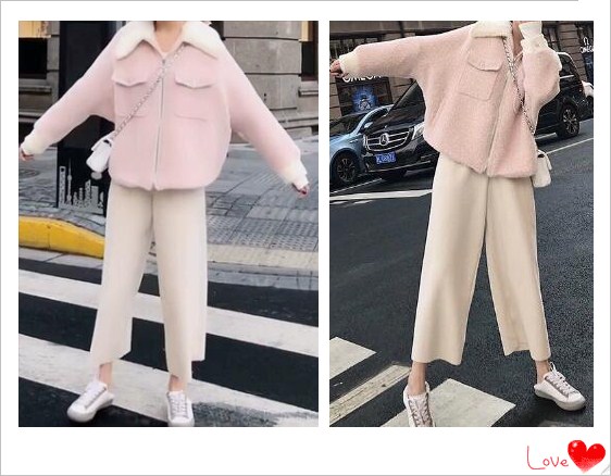 冬季矮个子女生怎么搭配阔腿裤