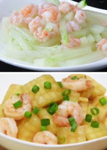 满汉全席之冬瓜烧虾仁的做法 冬瓜烧虾仁的满汉全席美味
