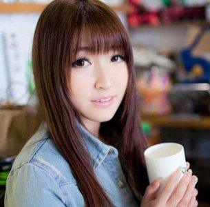 彰显甜美清新的直发刘海发型图片 清新可爱的直发刘海造型展示