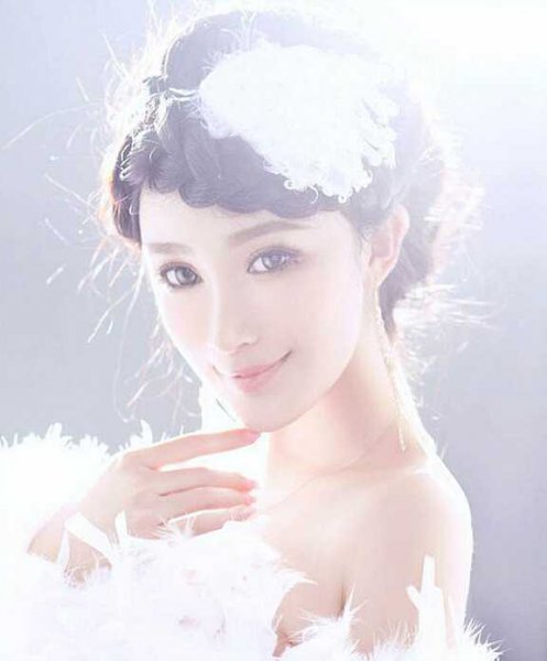 2024年柔美新娘盘发发型