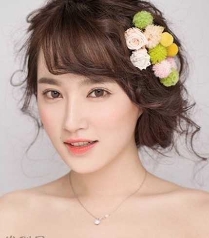 最迷人韩式新娘盘发发型大盘点