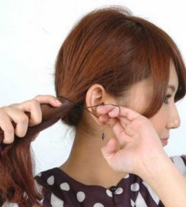 一览韩式女生优雅气质盘发教程 学习韩式女生优雅气质盘发的简易教程