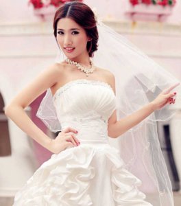 最流行韩式新娘发型图解 盘点最好看的新娘发型