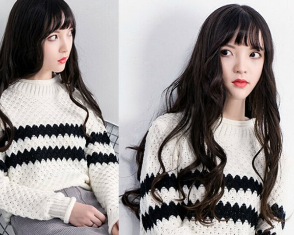 2024女生梨花烫发型教你甜美变身