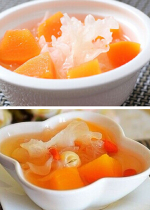 莲子桂圆木瓜糖水