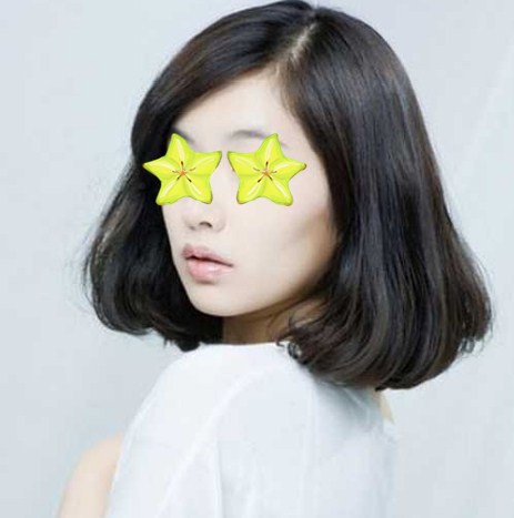 甜美好看的内扣梨花头适合什么脸型