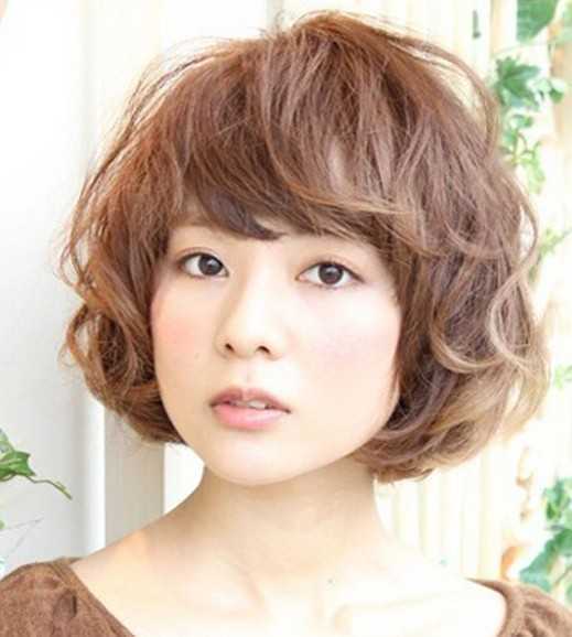 最显清新气质美的棕色系梨花头