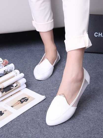 时尚韩版镂空透气单鞋