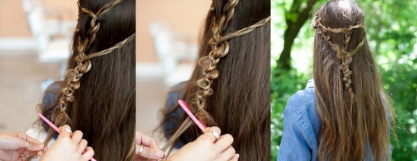 浪漫女生必备的公主头编发教程