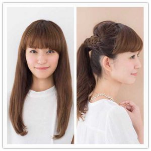 马尾辫的扎法图解 麻花辫马尾好看有气质