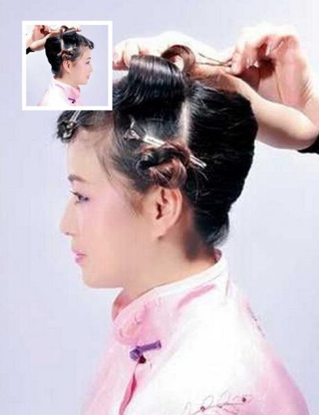 漂亮古装发型简单教程图解