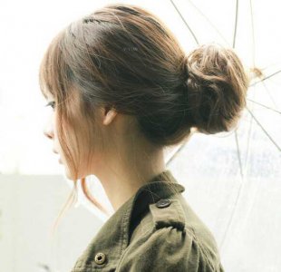 韩式女生气质花苞头发型图片 韩式女生清新花苞头造型赏析