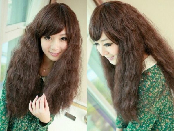 立体感满分的女烟花烫发型图片大全