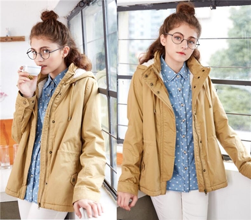 冬季休闲棉服穿上显瘦温暖