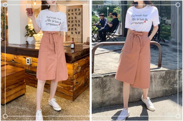 夏日温柔气质的元气少女穿搭