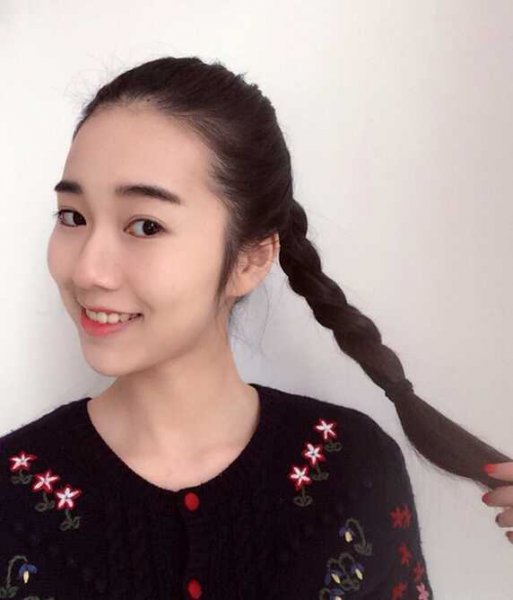 简单懒人一族韩系麻花丸子头